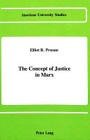 The concept of justice in Marx /