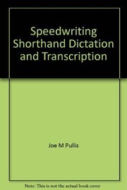 Speedwriting shorthand dictation and transcription /