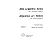 Arte argentino antes de la dominacion hispanica /