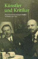 K|nstler und Kritiker : Hans Purrmann und Karl Scheffler in Briefen 1920-1951 /