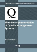 Effective implementation of quality management systems /