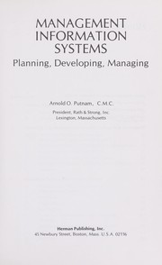 Management information systems : planning, developing, managing /