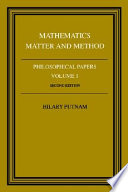Mathematics, matter, and method /