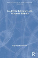 Modernist literature and European identity /