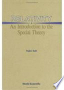 Relativity : an introduction to the special theory /