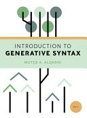 Introduction to generative syntax /