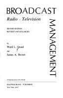 Broadcast management : radio, television /