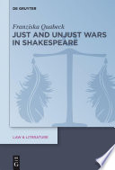 Just and unjust wars in Shakespeare /