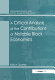 A critical analysis of the contributions of the notable black economists /