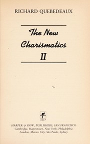 The new charismatics II /