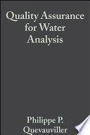 Quality assurance for water analysis /