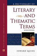 A dictionary of literary and thematic terms /