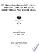 Marine communications in Desert Shield and Desert Storm.