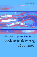 The Cambridge introduction to modern Irish poetry, 1800-2000 /