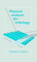 Physical analysis for tribology /