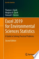 Excel 2019 for Environmental Sciences Statistics : A Guide to Solving Practical Problems /