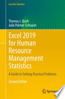 Excel 2019 for Human Resource Management Statistics : A Guide to Solving Practical Problems /