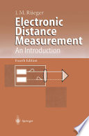 Electronic Distance Measurement : an Introduction /