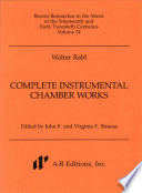 Complete instrumental chamber works /