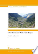 Das literarische Werk Hans Bergels /