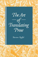 The art of translating prose /
