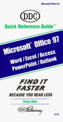 Microsoft Office 97 : Word, Excel, PowerPoint, Access, Outlook /