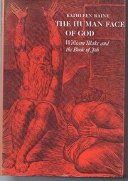 The human face of God : William Blake and the Book of Job /