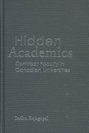 Hidden academics : contract faculty in Canadian universities /