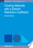 Creating materials with a desired refraction coefficient /