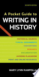 A pocket guide to writing in history /