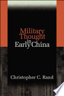 Military thought in early China /