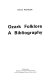 Ozark folklore ; a bibliography.
