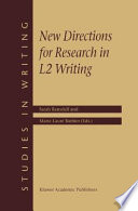 New Directions for Research in L2 Writing /