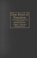 One kind of freedom : the economic consequences of emancipation /