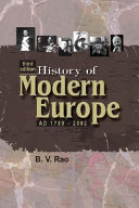 History of modern europe : AD 1789-2002 /