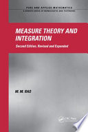 Measure theory and integration /