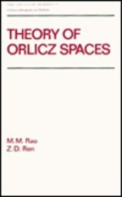 Theory of Orlicz spaces /