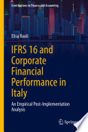 IFRS 16 and Corporate Financial Performance in Italy : An Empirical Post-Implementation Analysis /