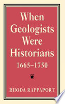 When geologists were historians, 1665-1750 /