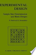 Experimental design : sample size determination and block designs /