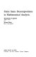 Finite sums decompositions in mathematical analysis /