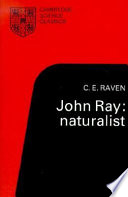 John Ray, naturalist : his life and works /