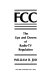 FCC : the ups and downs of radio-TV regulation /