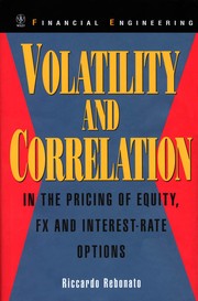 Volatility and correlation in the pricing of equity, FX, and interest-rate options /