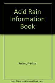 Acid rain information book /