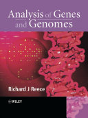 Analysis of genes and genomes /