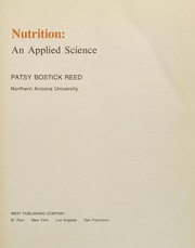 Nutrition, an applied science /