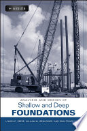 Analysis and design of shallow and deep foundations /