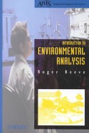 Introduction to environmental analysis /