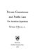 Private conscience and public law ; the American experience /